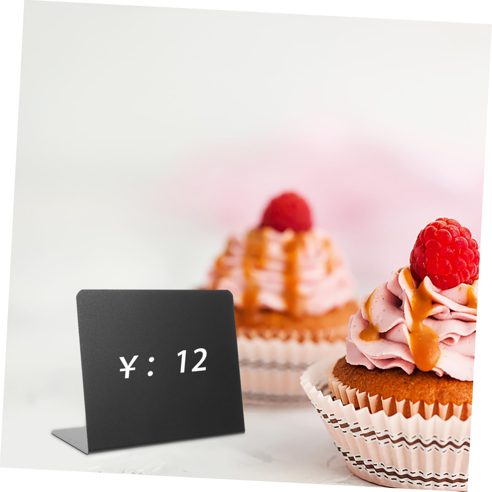 4 Sätze Desktop-kuchen-dessert-etikettenkarte Planke Zeichen Anzeige Led-notiztafel Mit Farben Kuchendekorationen Großes Tafelschild Anzeigetafel Kreidetafel Schreibtisch Plastik