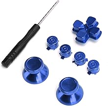 T opiky Replacement Thumb Stick Simulates Grip on PS4 Gamepad Controller Joystick (Blue)