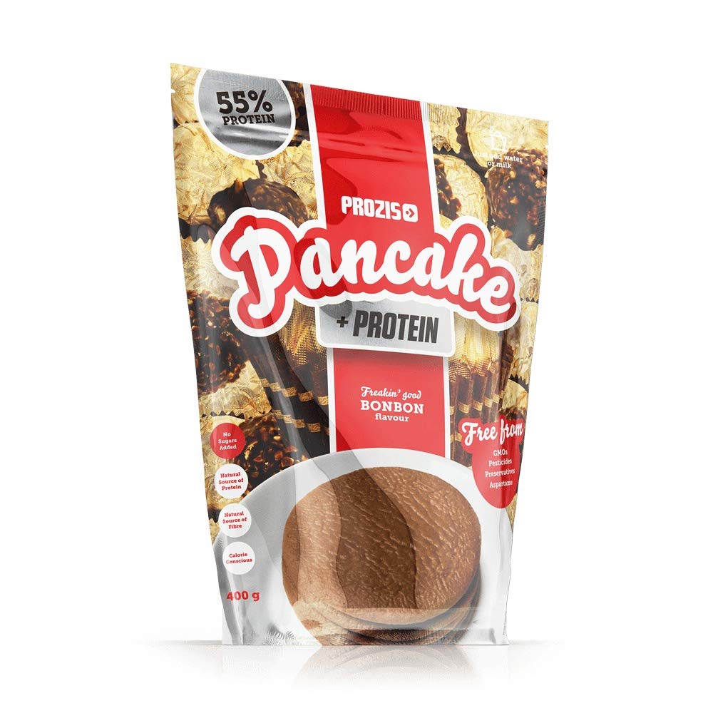 Pancake + Protein: Tortitas de avena con proteína, Bombón - 400 g
