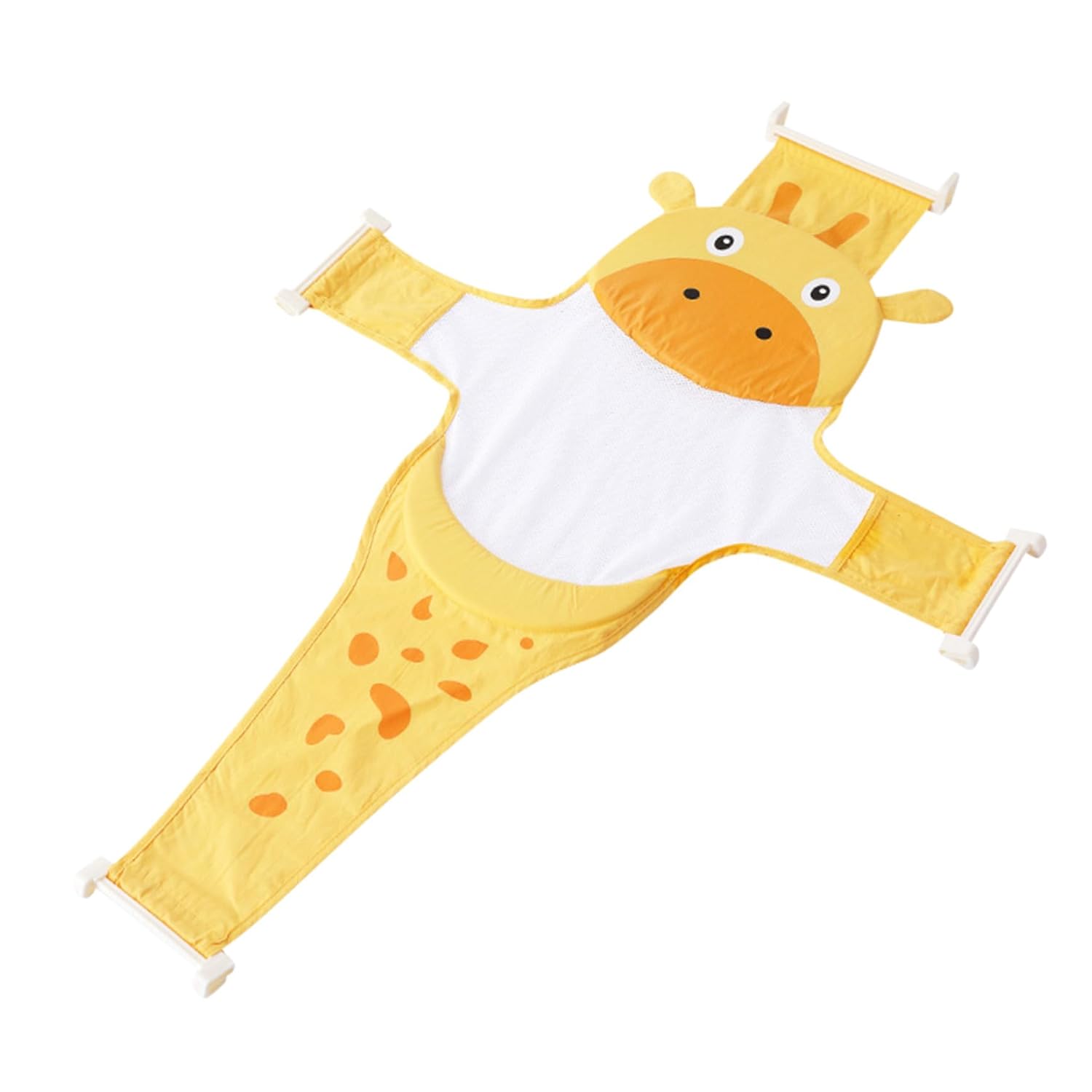 Bath Seat Frame Mesh Shower Net Cartoon Design Stable Fit for Sink Tub Gentle Delicate Skin Bathing Accessory