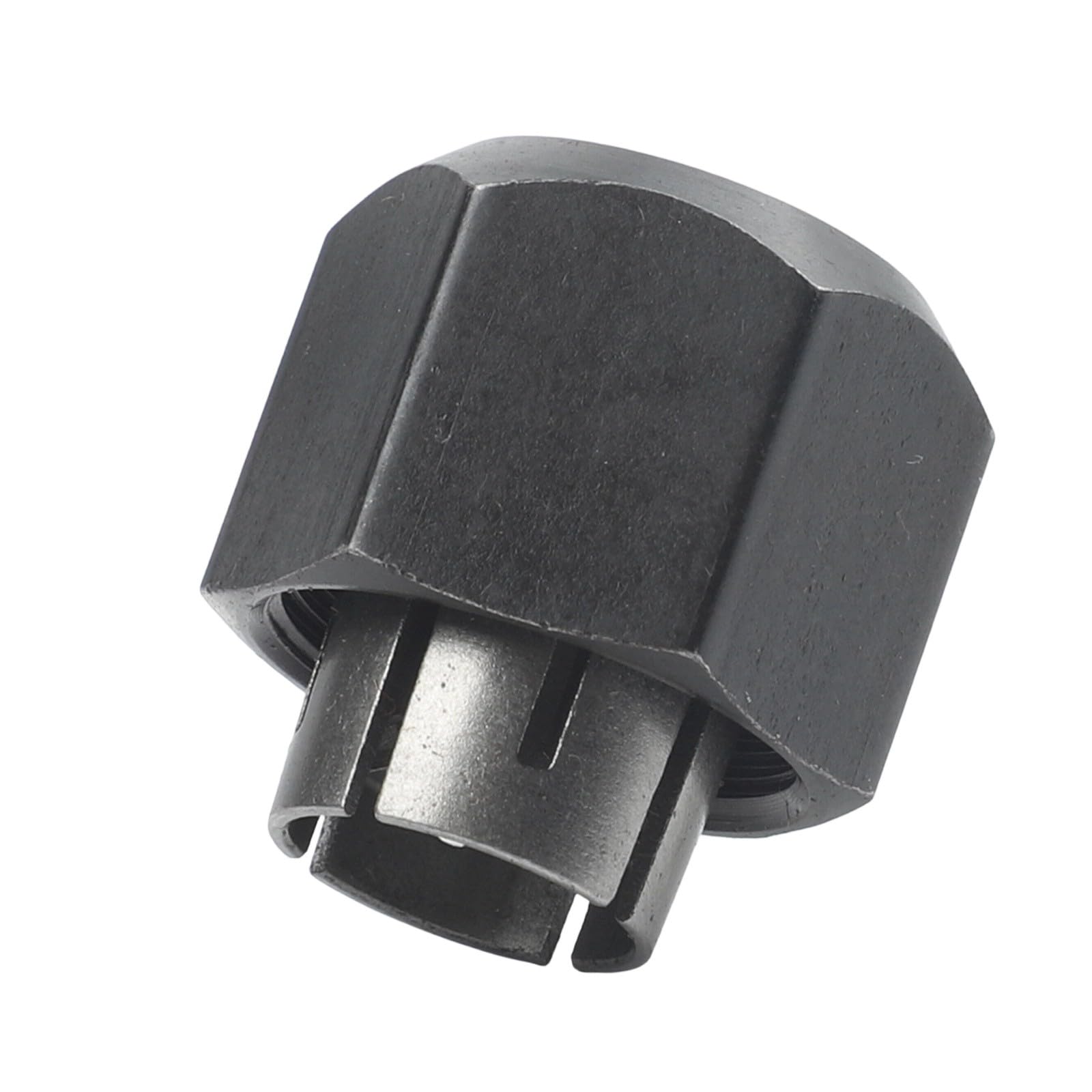 Risveglio 8mm Collet Nut Replaces NA613029 for DeWalt DCW620NT Cordless Router, Black Replacement Part