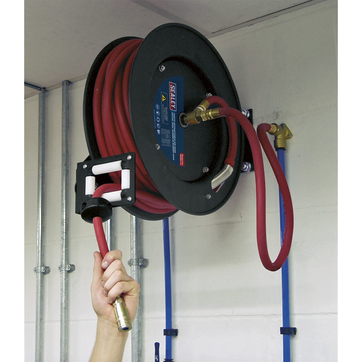 Sealey Sa812 Retractable Air Hose Reel 12Mtr