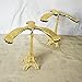 Decorative Balancing Bird Eiffel Tower Model, Metal Alloy Desk Ornament, Gold Bronze Silver, Physics Balance Toy, 4.9-8.1 Inch, Office Home Decor (Gold (M))
