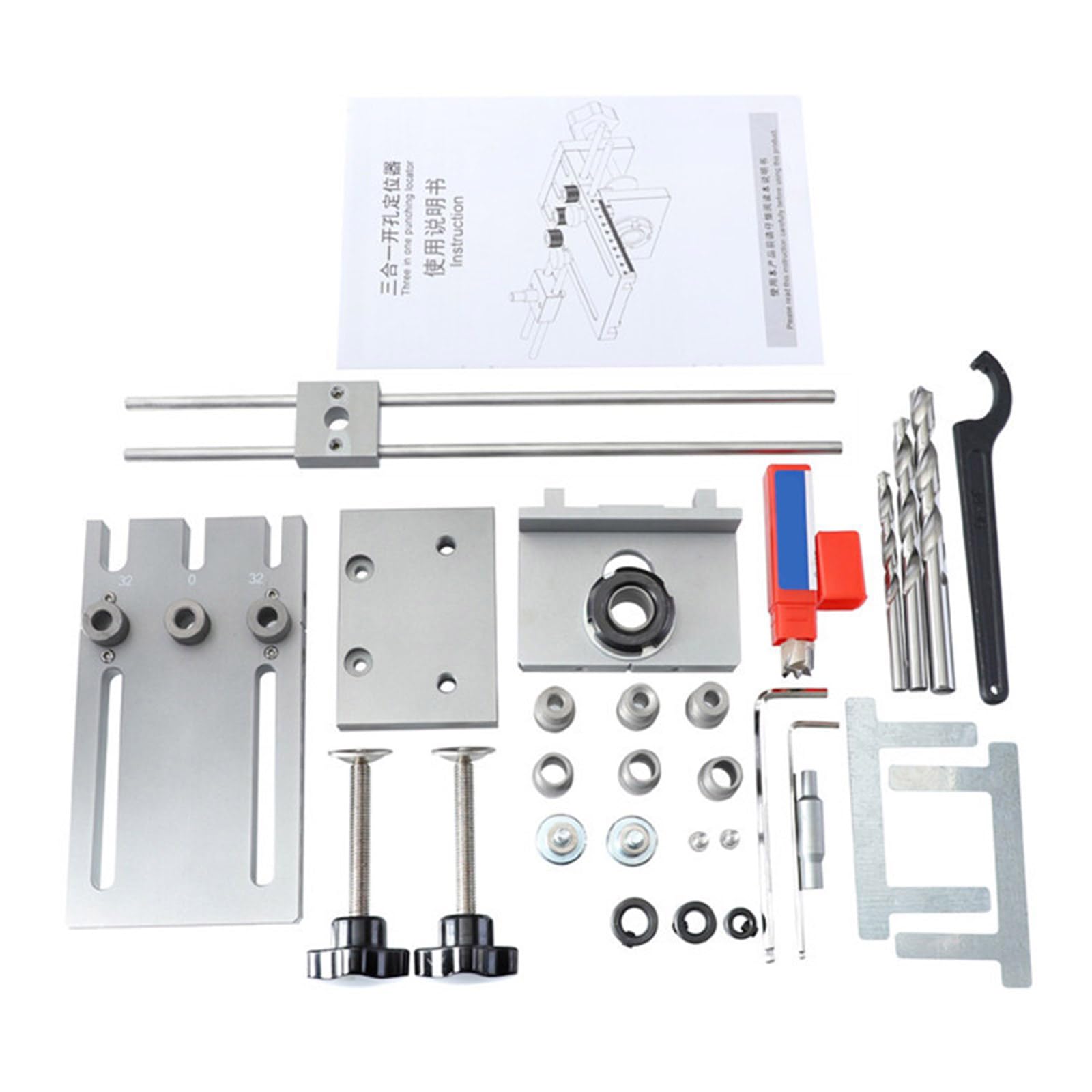 Herramienta multifuncional profesional 3 en 1 para carpintería, herramienta multifuncional de aleación de aluminio para carpinteros profesionales