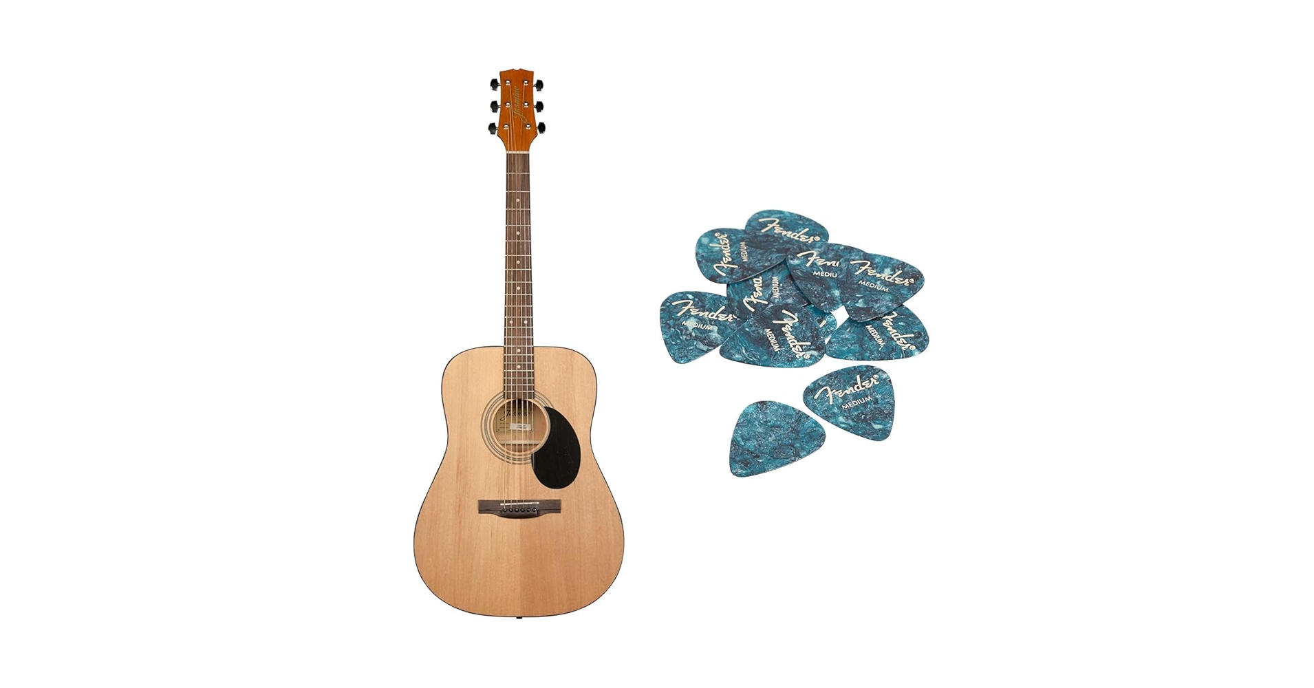 Amazon.com: Jasmine S35 Acoustic Guitar, Natural & Ocean