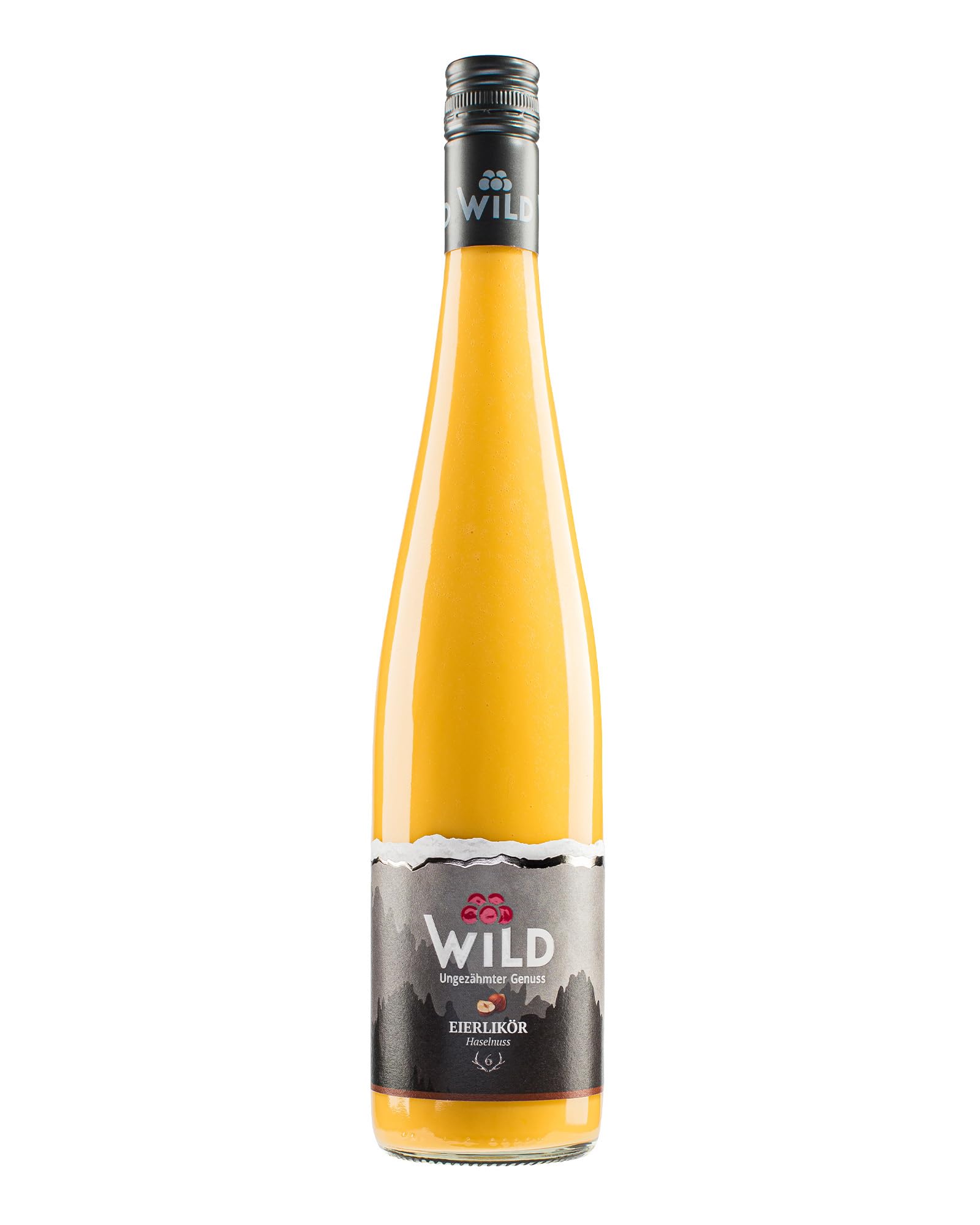 Brennerei Wild, Eierlikör Haselnuss, Cremig-Nussig, 17% Vol., Haselnussgeist & Frische Sahne, Hausgemachtes Rezept, Premium Qualität, Made in Germany