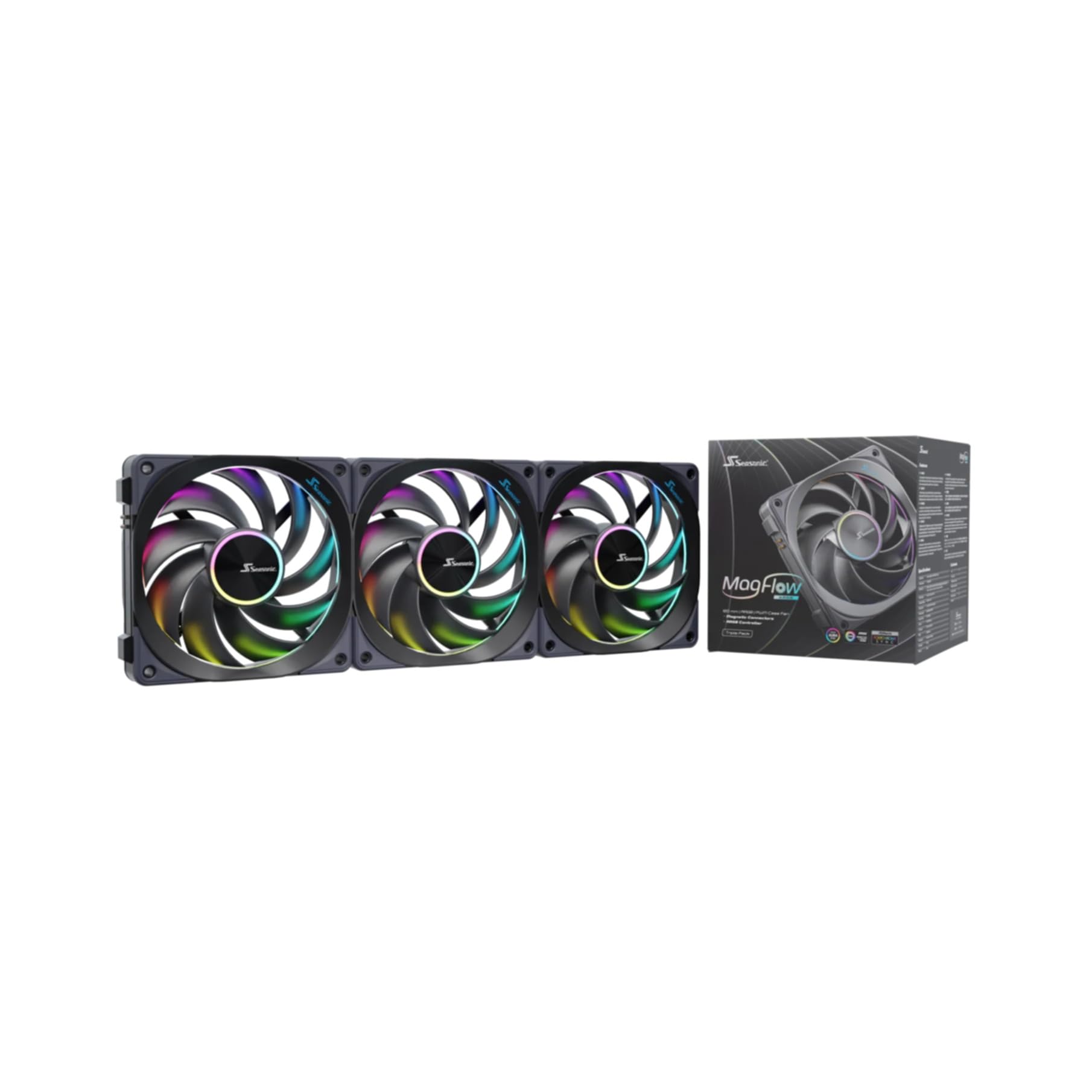 MagFlow ARGB (Schwarz, 3-Fan Kit)