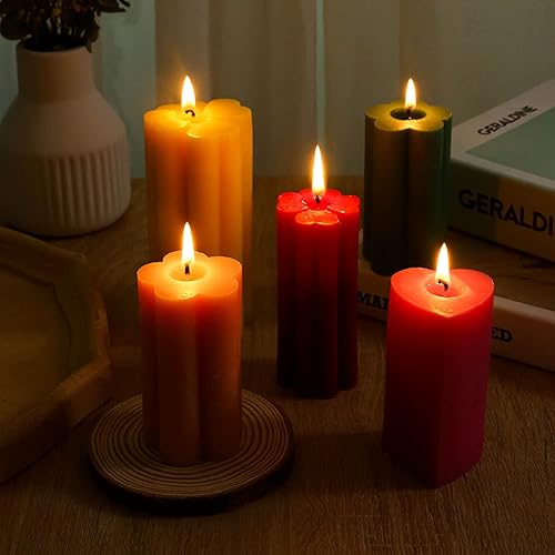 Miniatura 6 de Love Cylinder - Molde de de silicona para velas, molde de vela de pilar, herramienta de pastel de chocolate para jabón, crayón, cera, yeso, arcilla