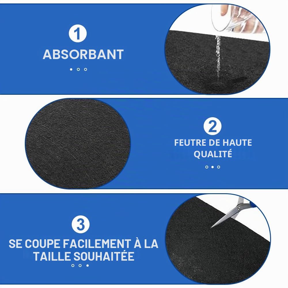 Lotvic Tapis de Sol Piscine, 3.7m Tapis sous Piscines Hors Sol Rond, Tapis de Revêtement de Sol de Piscine, Installation Facile, Découpe Simple, Protection pour Éviter Perforations des Objets