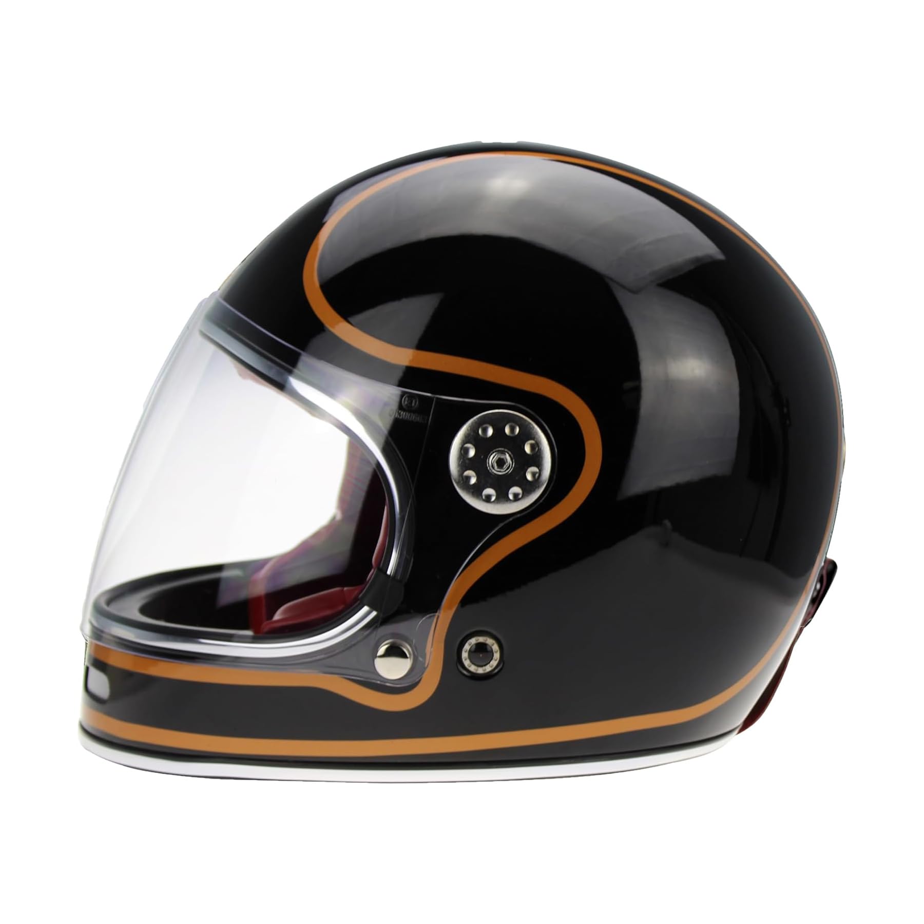 ViPER F656 Full Face Motorcycle Motorbike Helmet ECE 22.06 Approved Vintage Motorbike Helmets for Adult Men And Women Touring Urban Bike Safety Wear Full Face Helmet