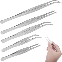 DOITOOL 5 Pcs Stainless Steel Succulent Plant Gardening Pliers Hand Tools for Transplanting and Cultivating Precise Durable and Practical Tools for Garden and Indoor