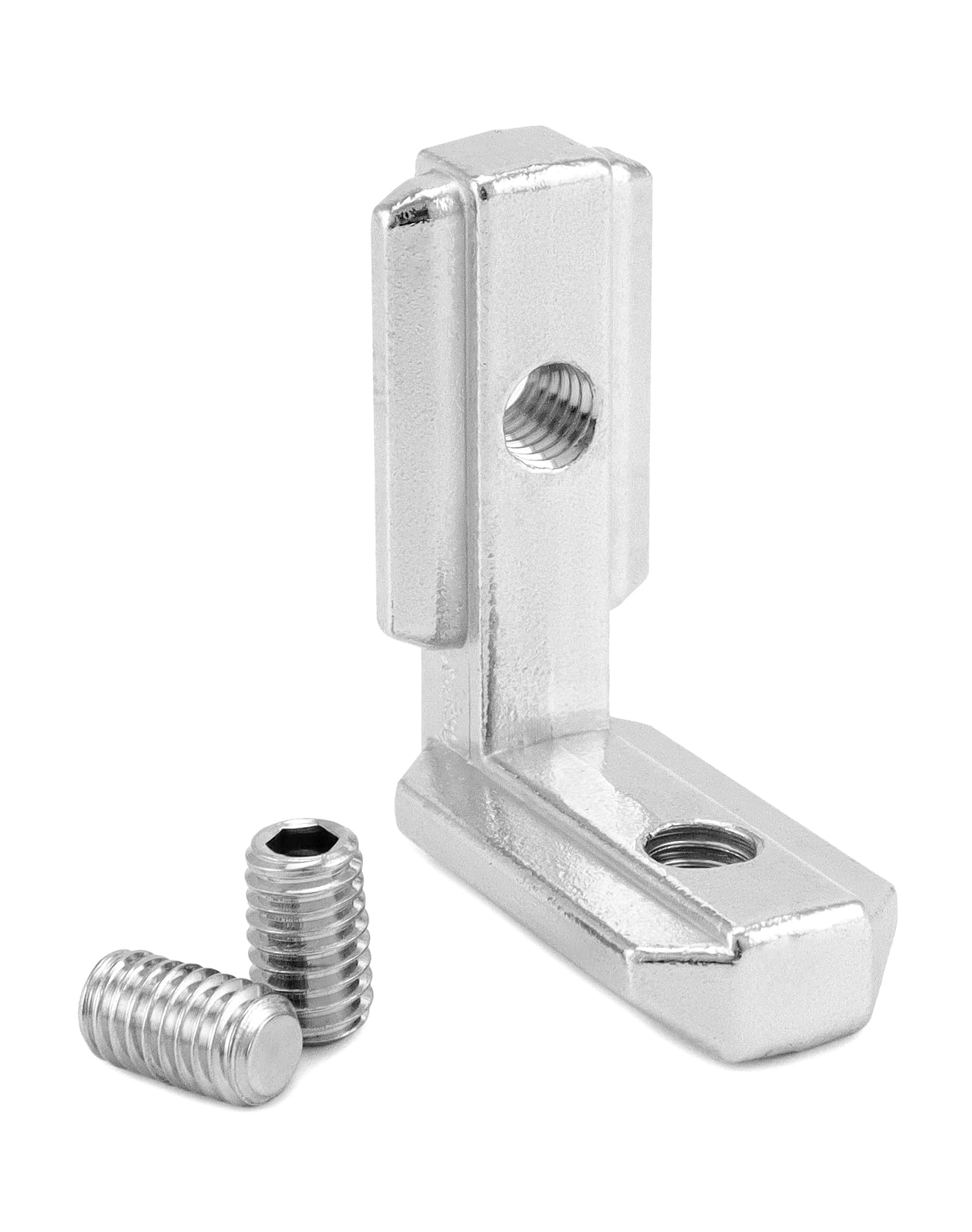 QWORK® 40pz. staffe angolari interne per profili alluminio serie EU 3030 scanalatura 8 mm, M6