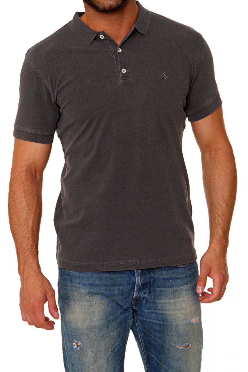 Gant Rugger Polo Shirt R. SOLID PIQUE, Color: Dark Grey