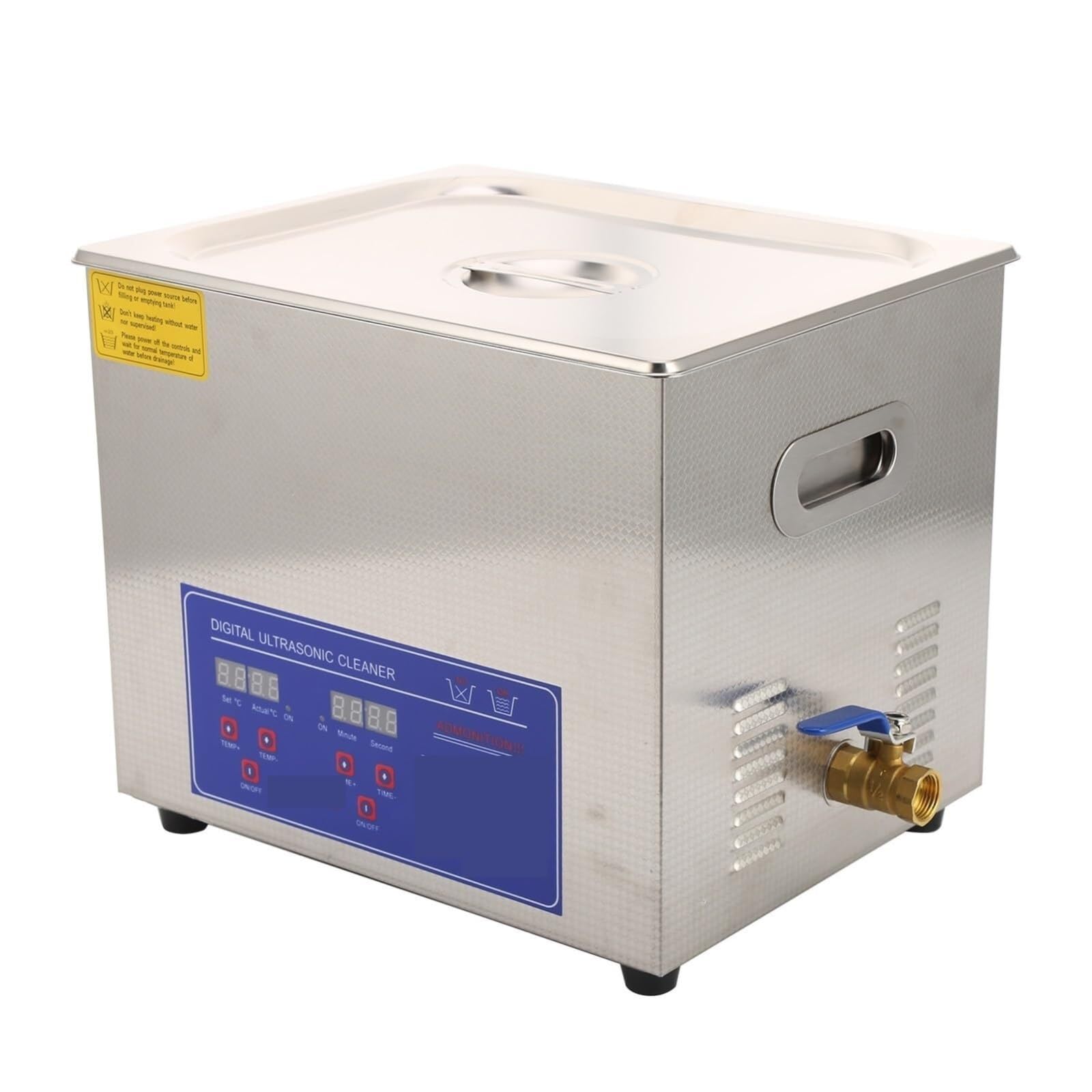 Limpiador ultrasónico, Limpiador Ultrasónico 10L Digital Con Baño Desgasificado Y Media Onda Para Placas PCB De Vinilo para limpiar joyas