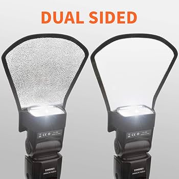 Amazon.com : 2 Pack Flash Diffuser Reflector - 2-Sided White