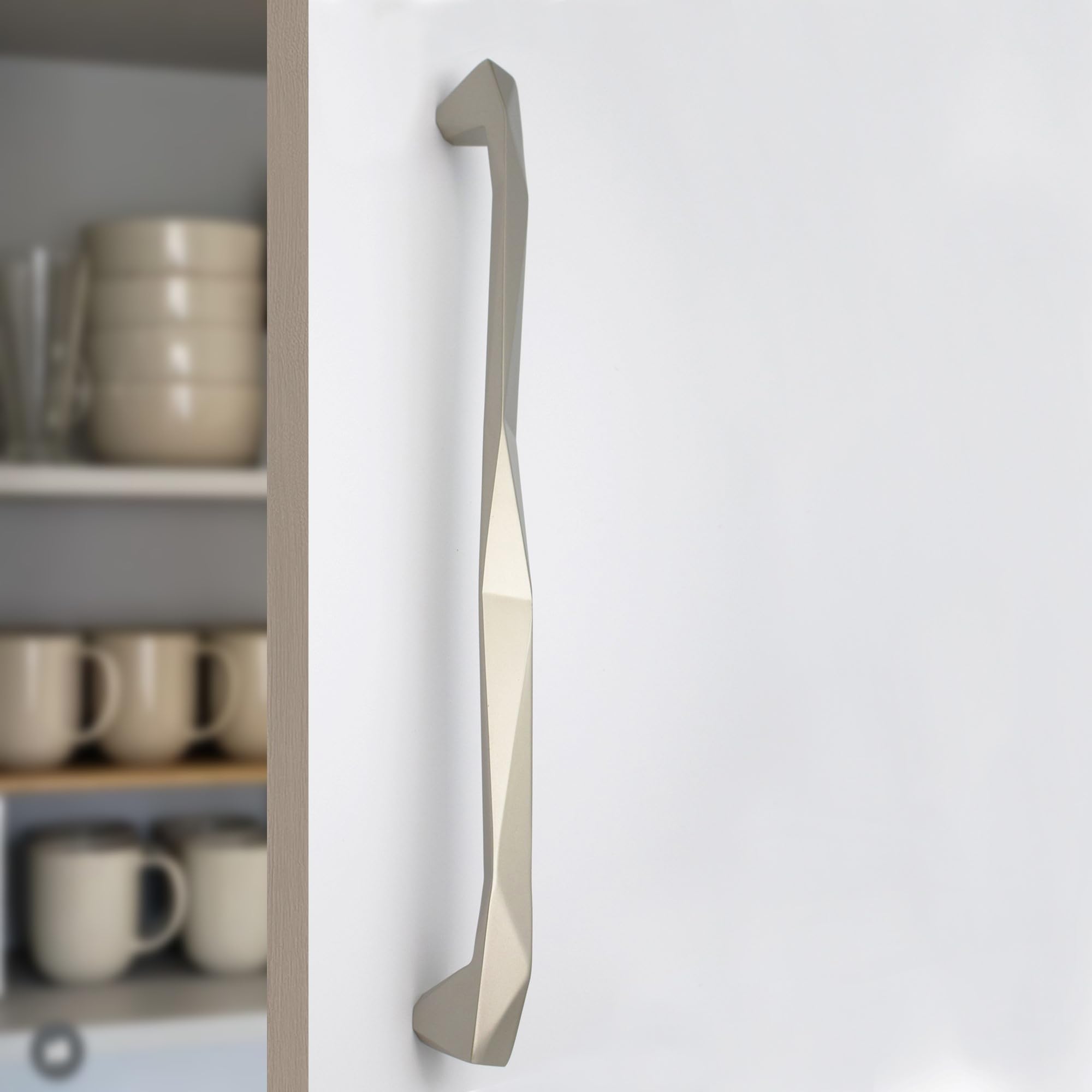 RAB Handle Zinc Kitchen and Office Drawer/Cabinet/Door/Wardrobe Handle (Code:- Hand Zigzag, Finish:- Satin, Size:- 288mm, Pack of 1 PCS) (B099N8Y67Z) Amazon Price History, Amazon Price Tracker