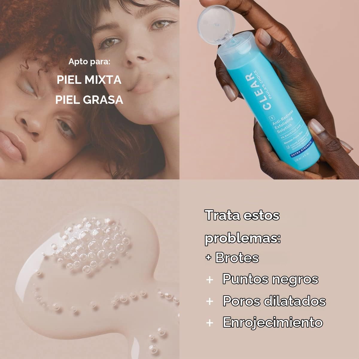 Paula's Choice 2% Exfoliante Extra Fuerte, Pieles Mixtas a Grasas, 118 ml