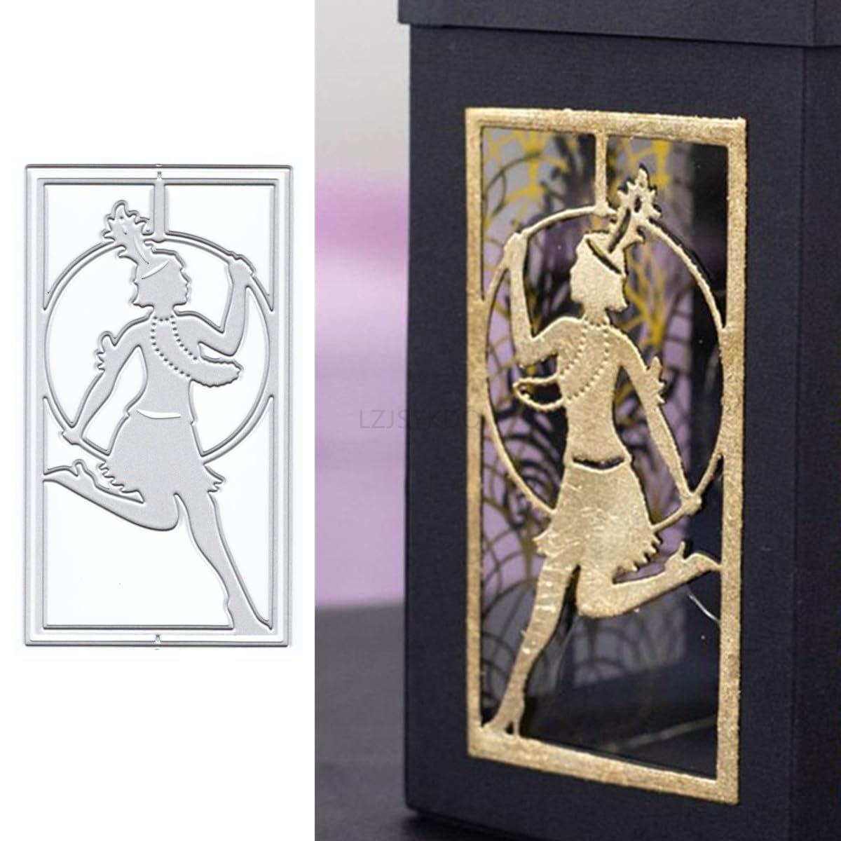 Solo Dance Die Cuts for Card Making, Card Metal Cutting Dies for Paper Scrapbooking, DIY Stencils for Album Party Wedding Festivals Decoration — image 1