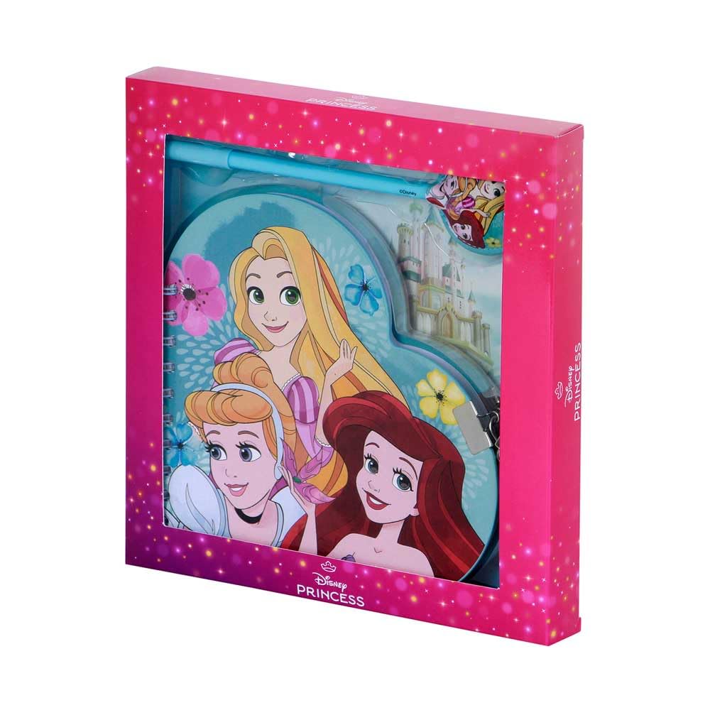 Disney Princess Adorable-Heart Diary + Pen, Blue