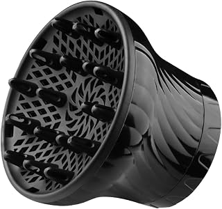 CALANDIS™ Hair Diffuser Adapter Fit 1.4inch-3inch Blow Dryer Adjustable for Curly Hair Black | Hair Dryers | Hair Care & Styling