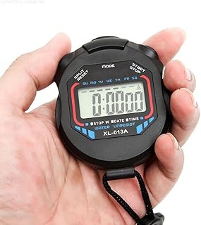 Bticx Cronômetro digital – Cronômetro esportivo multifuncional com cronômetro de contagem regressiva, impermeável, à prova de choque, cronômetro para natação, corrida, treinadores e árbitros
