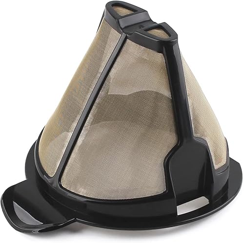 Miniatura 3 de Anbige Filtros permanentes de café reutilizables de cono de repuesto compatibles con cafetera Ninja CM300, CP300, CP307