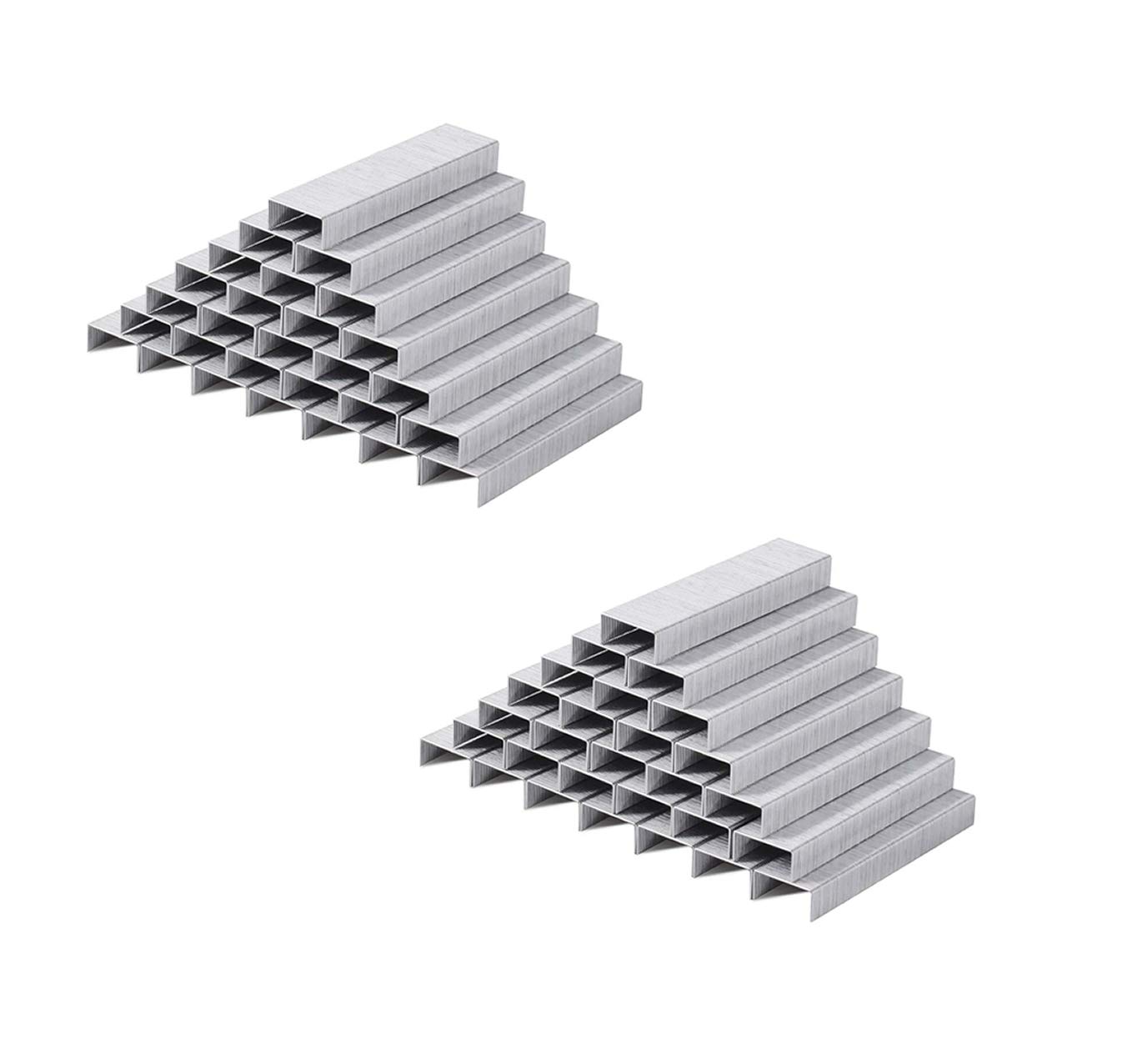 EFISH 2000 PCS NO.16(26/6) Standard Staples,100 PCS Per Strip-Silver