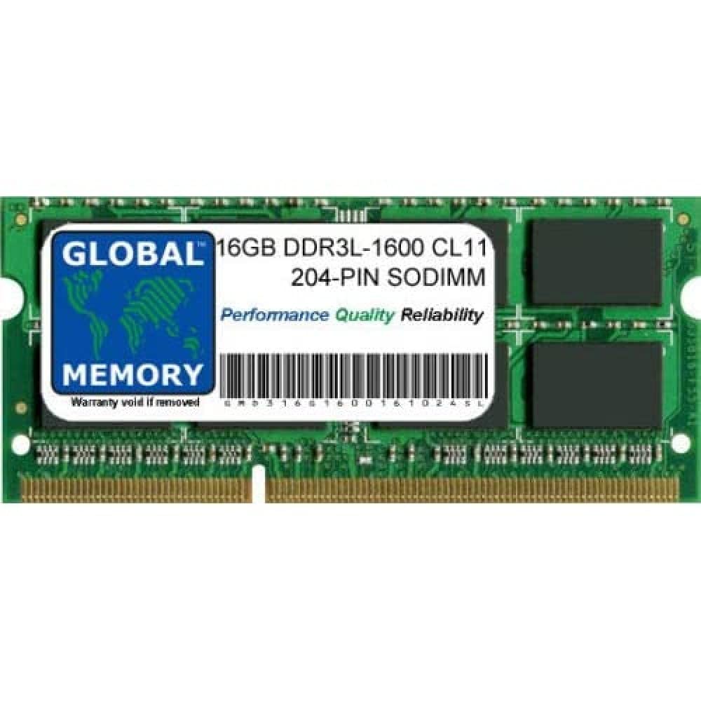 16GB DDR3L 1600MHz PC3L-12800 204-PIN SODIMM PAMIĘĆ RAM DLA LAPTOP/NOTNIKI