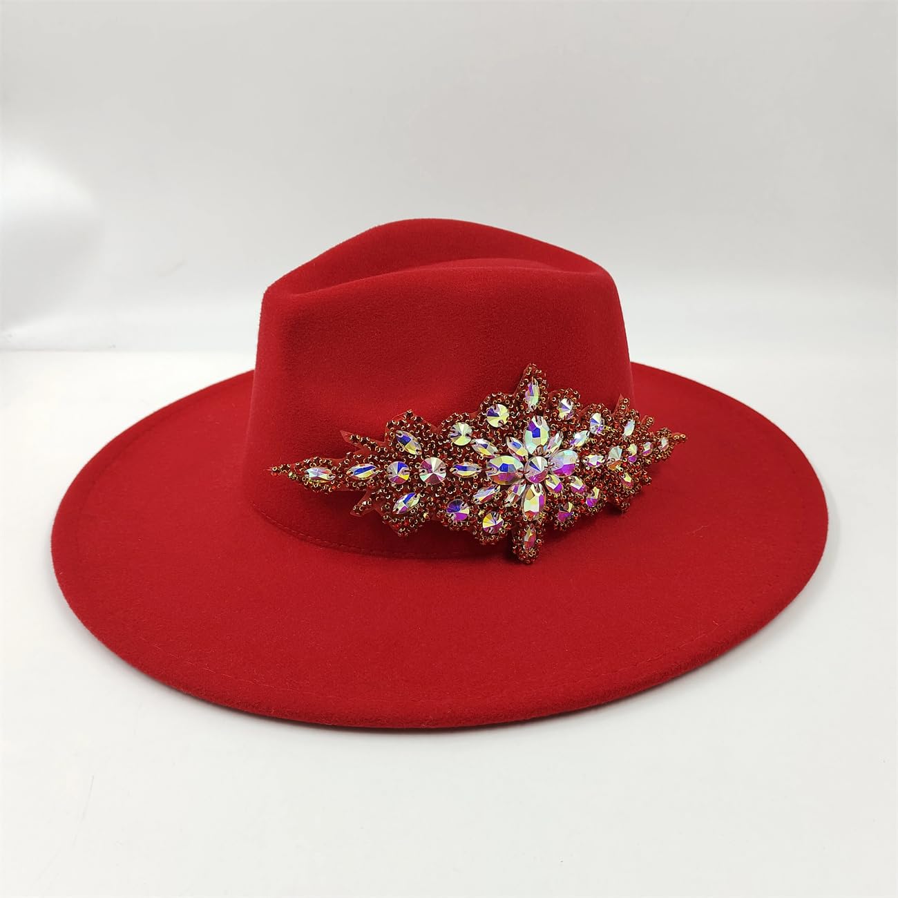 Cappello Fedora da donna a tesa larga unisex Bowknot Jazz Cap cappelli da cowboy