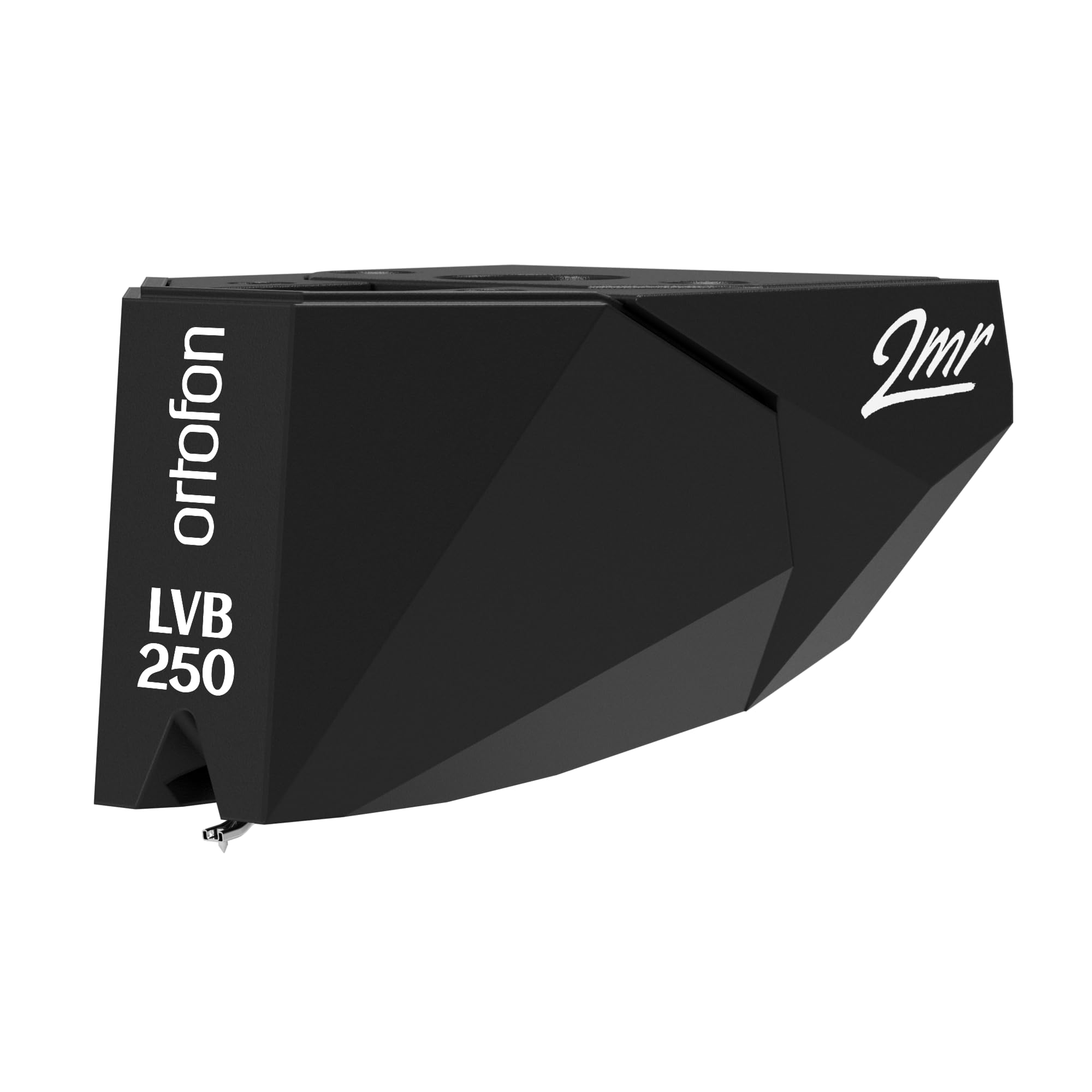 Ortofon 2MR Black LVB 250 - Testina a magnete mobile | Diamante Shibata nudo su stilo in boro con sospensione in nanotubi | Altezza ridotta specialmente per giradischi senza VTA