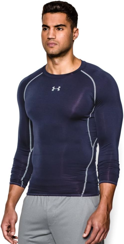 Under Armour Men's UA HeatGear Armour Long Sleeve Compression Shirt XXX-Large Navy