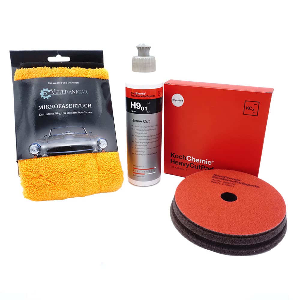 Koch Chemie Heavy Cut - Juego de abrillantadores (3 piezas)