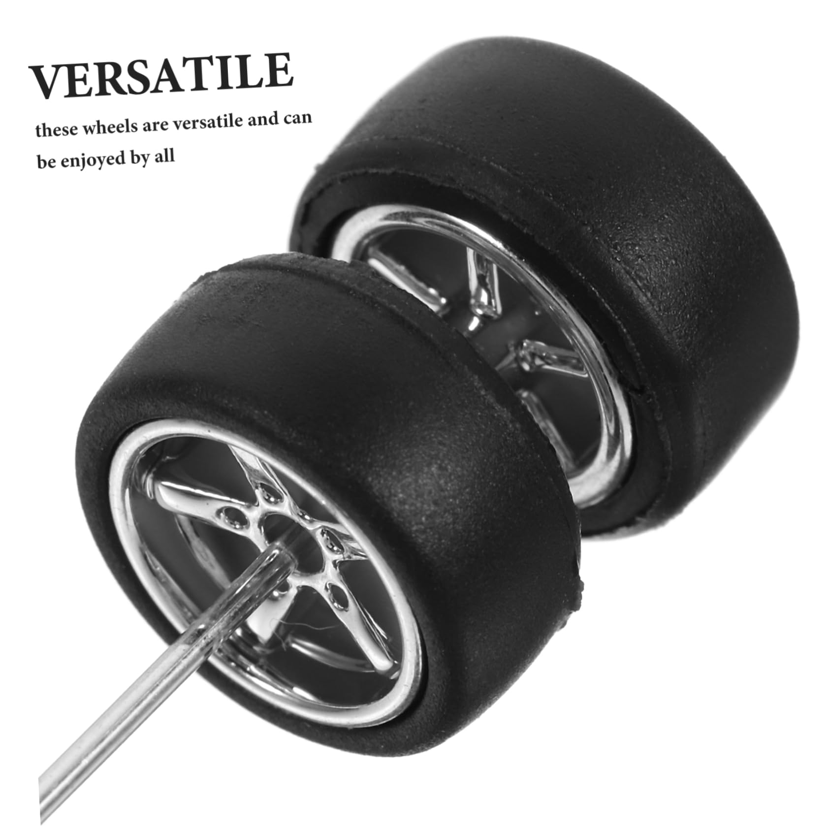 FELTECHELECTR 1Set Replaceable Toy Car Wheels and Tires for Kids Compatible Toddlers and Toys Ideal Toy Car Accessories for Fun Playtime