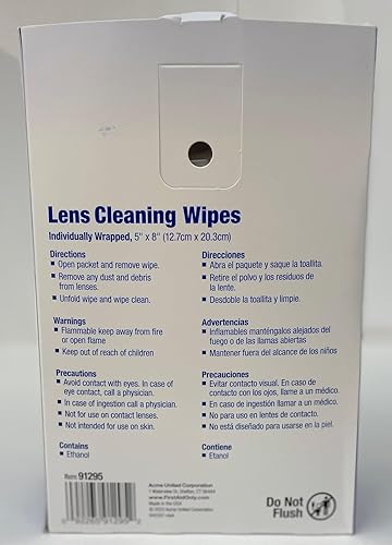 Miniatura 9 de PhysiciansCare - Toallitas antiempañantes y antiestáticas para lentes, 1 paquete, (100 unidades)