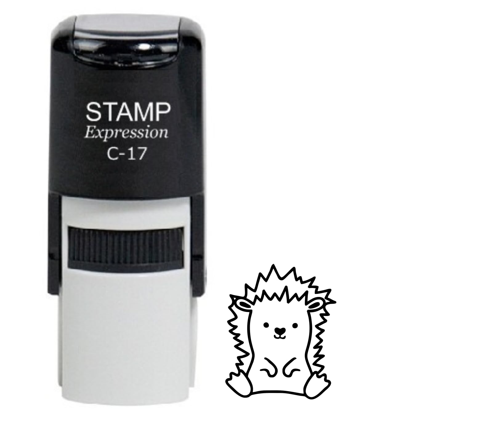 stampexpression - Baby Hedgehog Self Inking Rubber Stamp - Black Ink (A-60065)