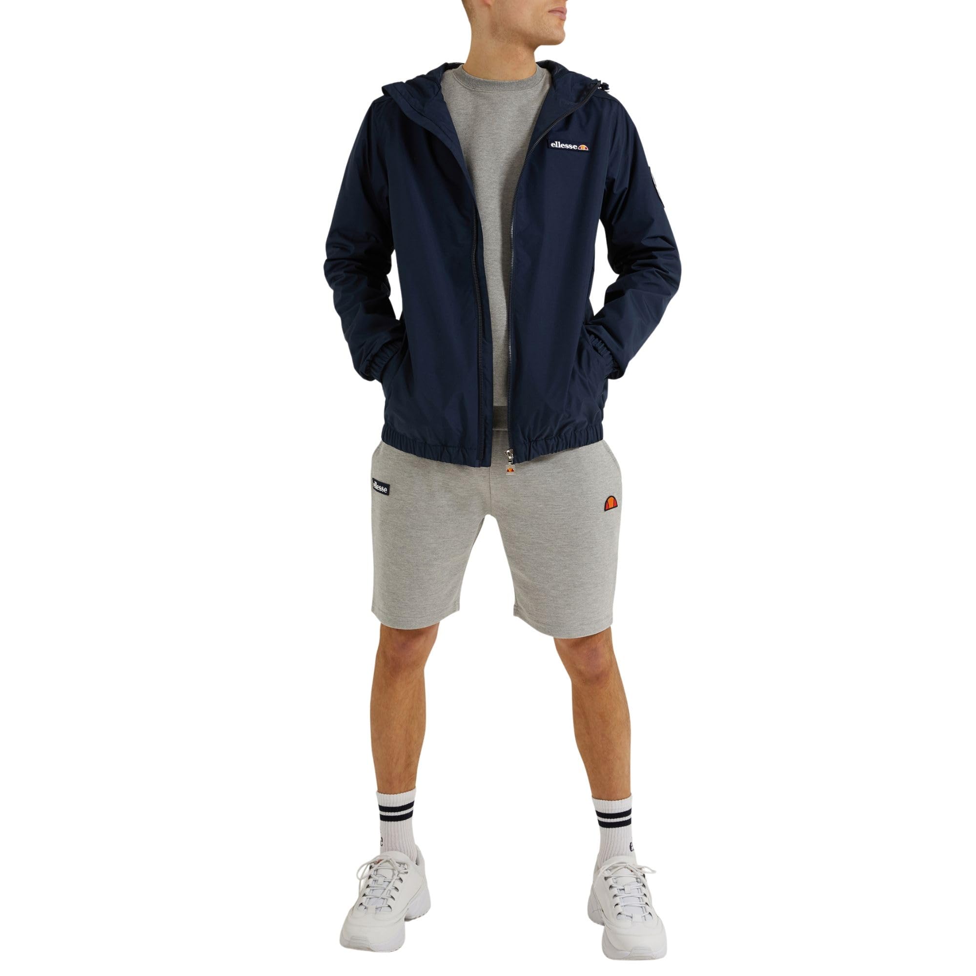 Ellesse Herren Leichte Jacke Terrazzo Übergangsjacke Regenjacke Windbreaker Wasserdicht