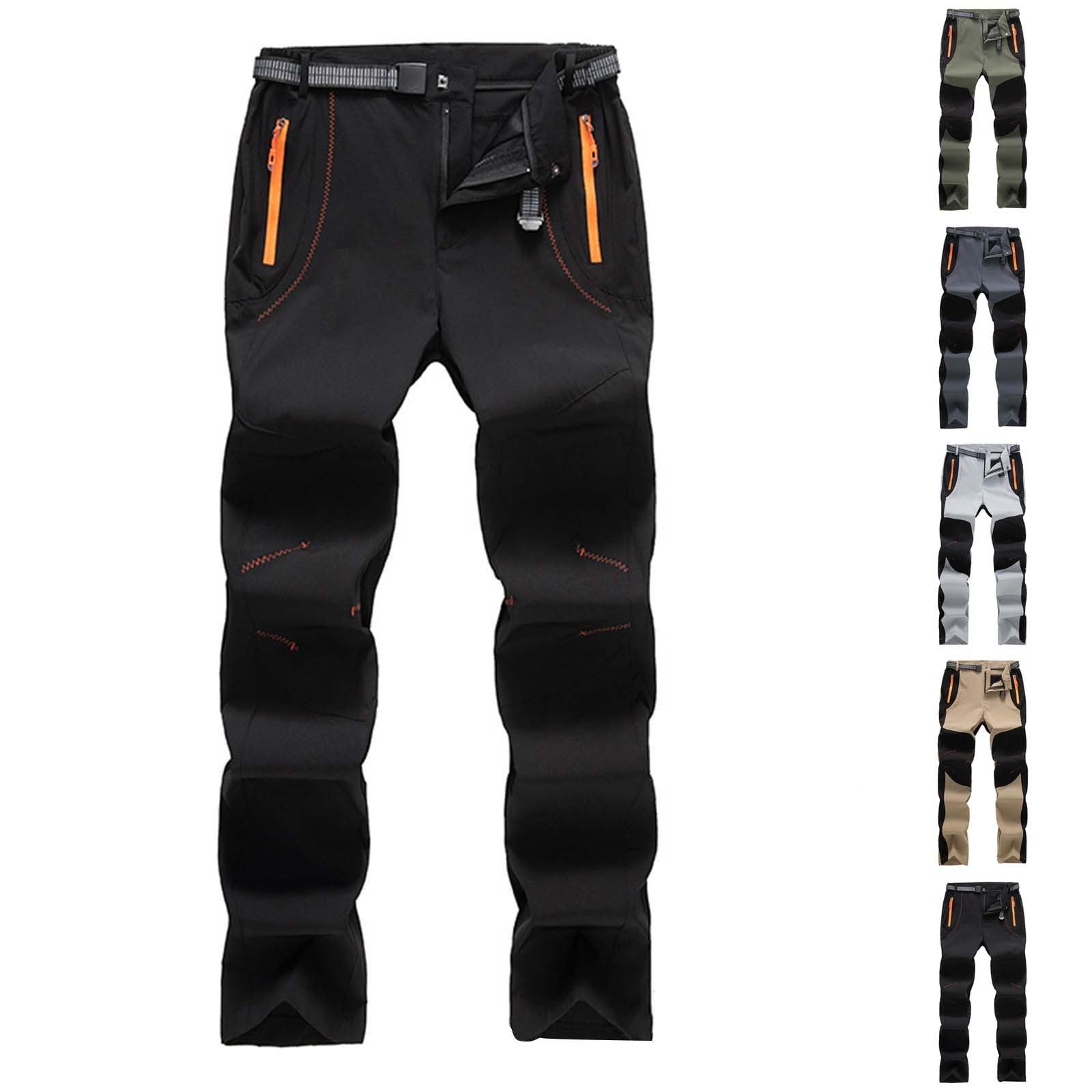 Pantaloni softshell da uomo, antivento e impermeabili, elasticizzati