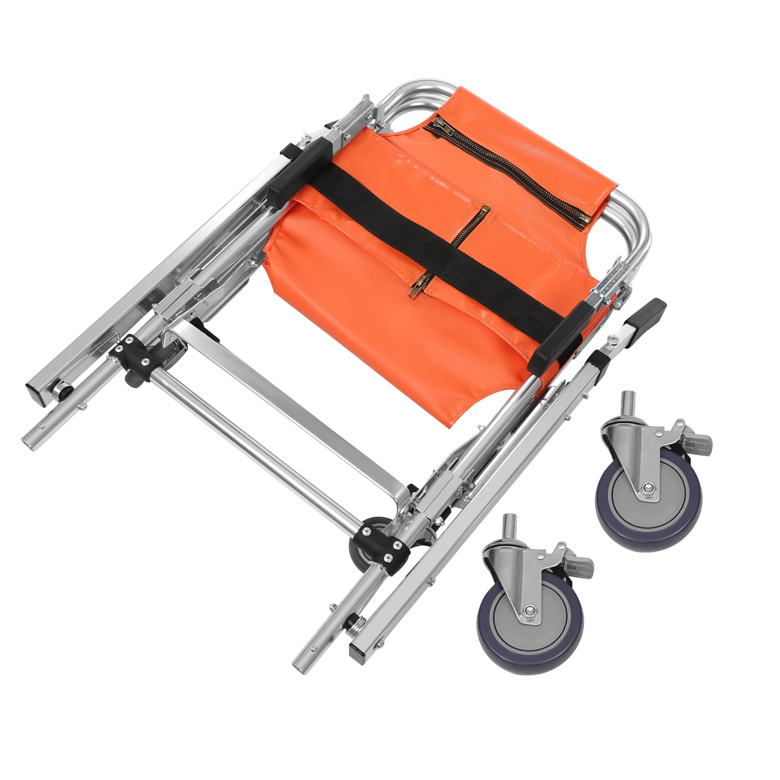 EMS - Silla de escalera plegable de emergencia, silla de ruedas para subir escaleras, 160 kg, para personas mayores y discapacitados, evacuación de ambulancia, verde
