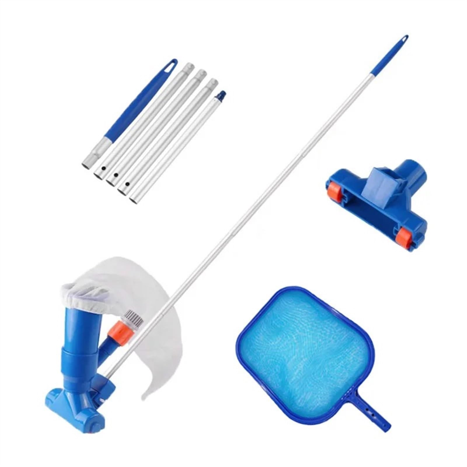 Maintenance Kit Kit de Limpieza con aspiradora para Piscinas, Red de Limpieza de Fondo para Filtro de Piscina, Juego de aspiradora para Piscinas, Skimmer de Limpieza Kit de Piscina