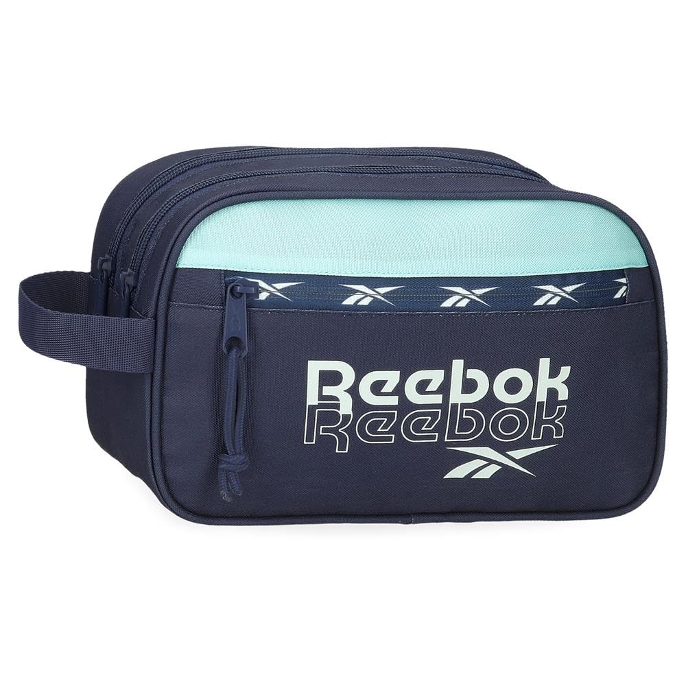 Reebok Andrew Kosmetyczka Dwukomorowa Możliwość dostosowania Niebieski 26x16x12 cm Poliester 4,99L by Joumma Bags, Niebieski, Talla única, regulowana kosmetyczka dwukomorowa