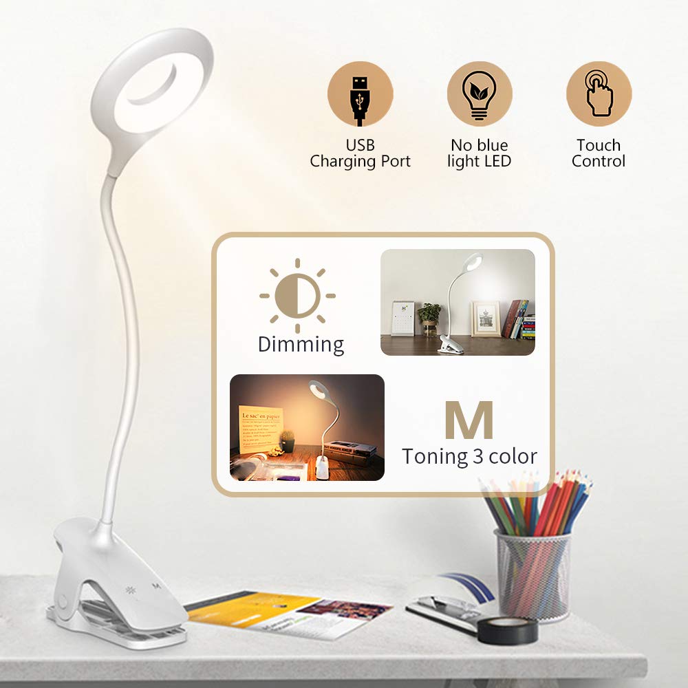 kids desk with light