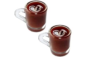 Exquisite Miniature Coffee Cups Model Dollhouse Christmas Accessories