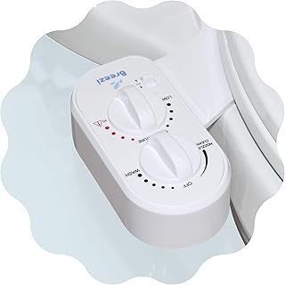 Bidet Toilet Attachment by BREEZI Deluxe - Hot and Cold Water Bidet Toilet Bidet- Self Cleaning -Adjustable Nozzle (Male & Female) - Non-Electric Mechanical Bidet Toilet Attachment