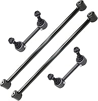 Vista 34 de Detroit Axle - 4 brazos de control de extremo delantero para Nissan Frontier Xterra 2000-2004 Brazos de control inferior y superior con rótulas