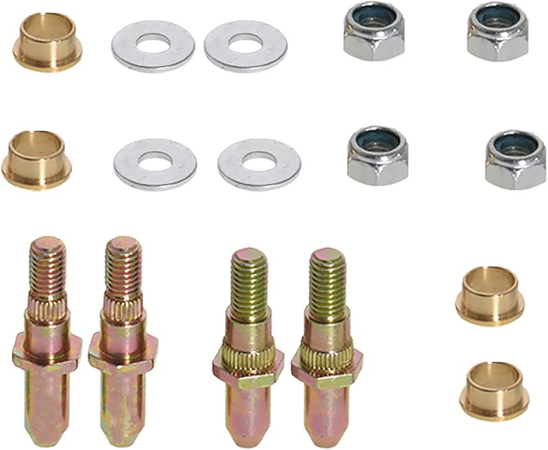Kit de pinos e buchas da dobradiça da porta Silscvtt para Chevy Silverado, Suburban, GMC Tahoe, Sierra e Cadillac Escalade 1999–2007 – 4 conjuntos