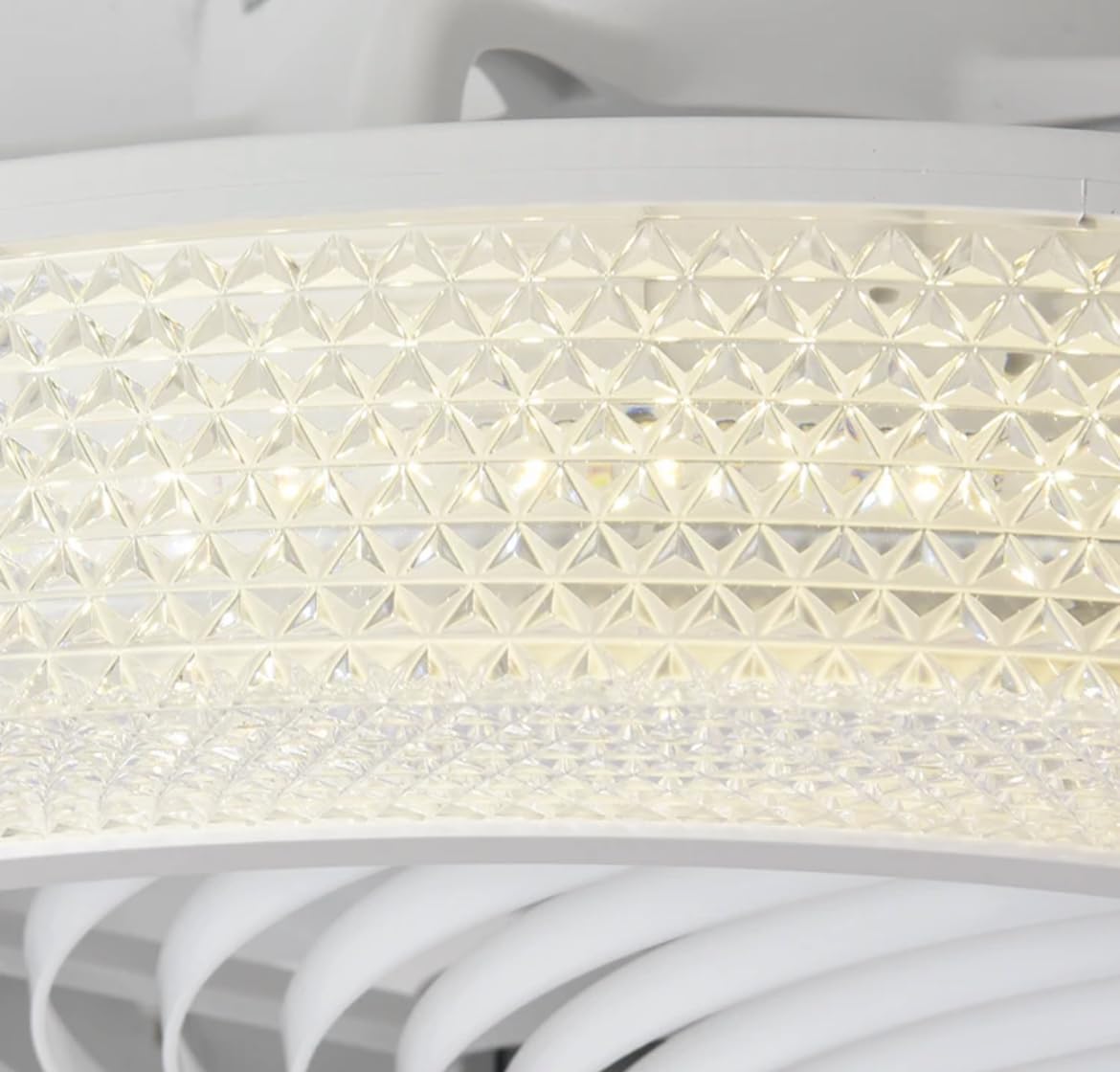 Ventilateur De Plafond Chauffant BEL AIR HOME VULCANO - 72W LED, Moteur DC Silencieux, 3 Vitesses, Télécommande - Blanc