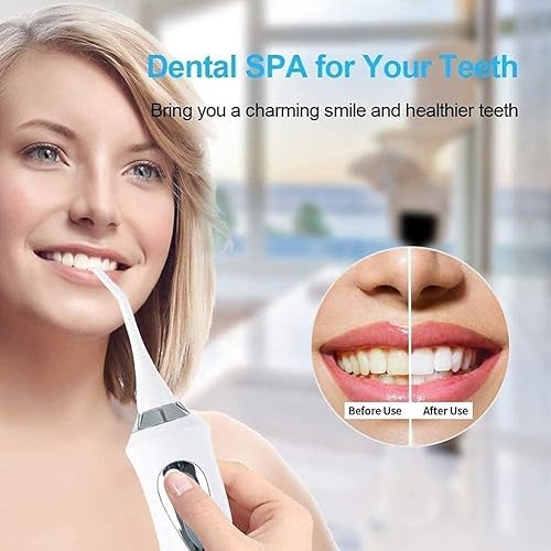 Miniatura 4 de Irrigador dental de agua inalámbrico para dientes - Modos de irrigador oral dental, portátil y recargable IPX7, impermeable, potente duración de la