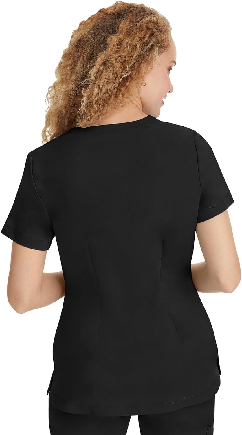 Healing Hands Scrubs for Women Jill Scrub Top V-Neck Modern Fit with 2 Patch Pockets and 2-Way Stretch Fabric 2320 - Image 4