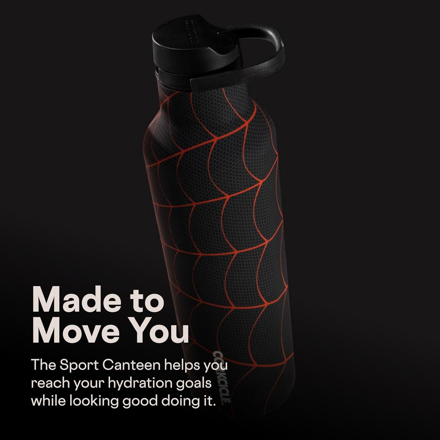 Corkcicle Sport Canteen - Beverages Cold 25 Hours - Triple Insulated Stainless Steel - Screw-On Lid - Reusable Bottle - Summer Drinkware Gift - Keeps Drinks Ice - 20 oz - Spider-Man - Image 6