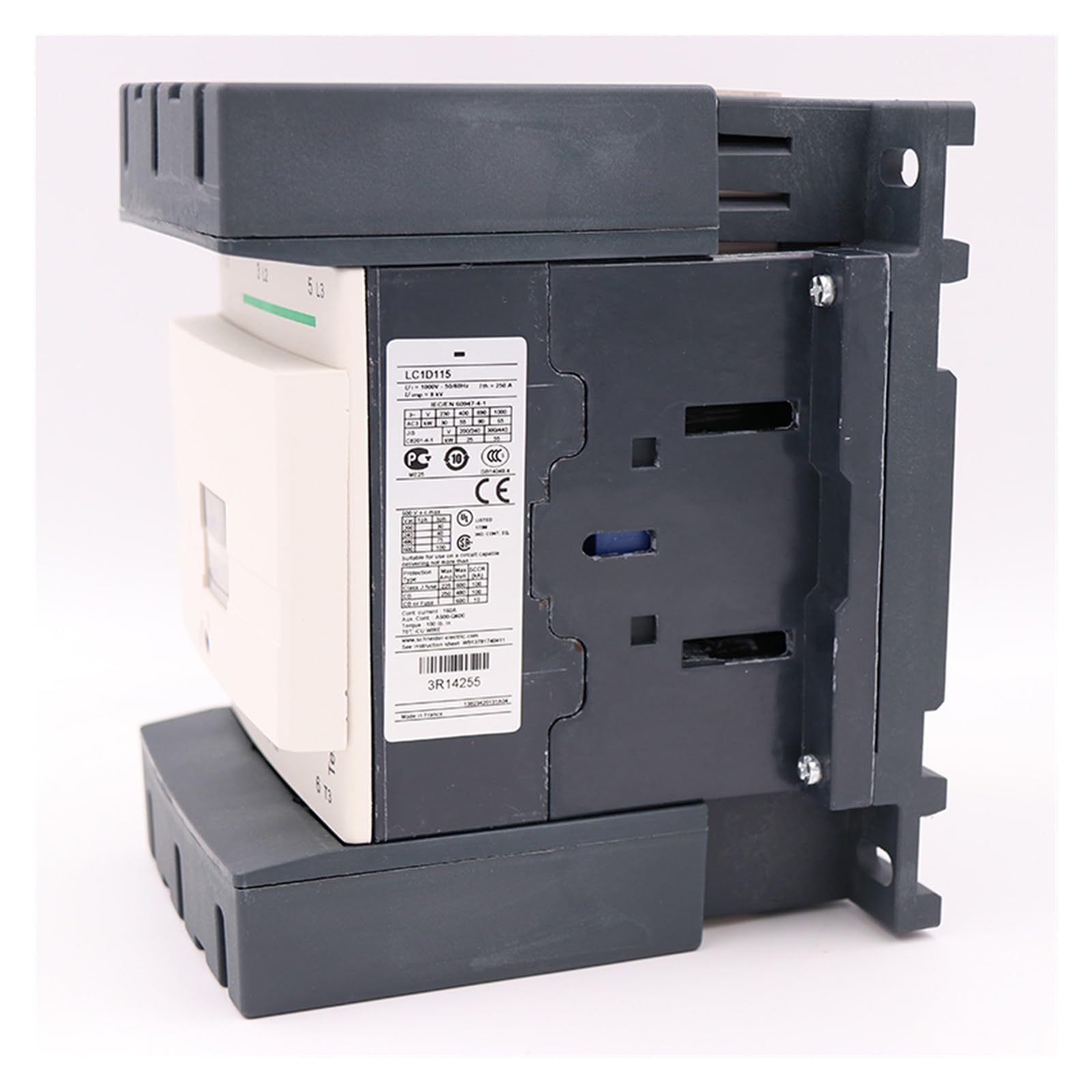 Contactor magnético eléctrico LC1D115U7 AC 3P 3NO LC1-D115U7 115A 240V AC bobina